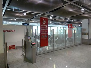 Dusseldorf Air Berlin Lounge