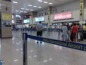 Malta Luqa Airport May 2009