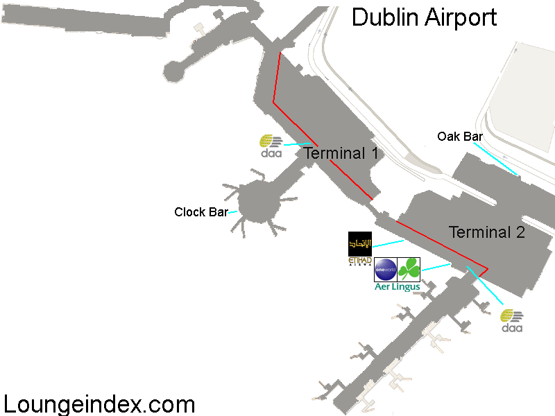 Dublin Airport Terminal Map