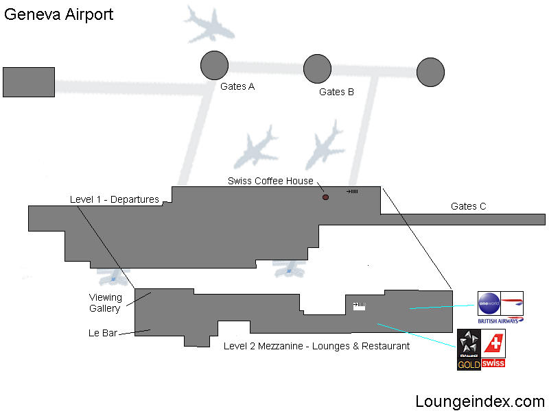 Geneva Airport Terminal Map