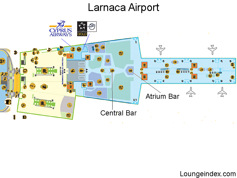 Larnaca terminal map