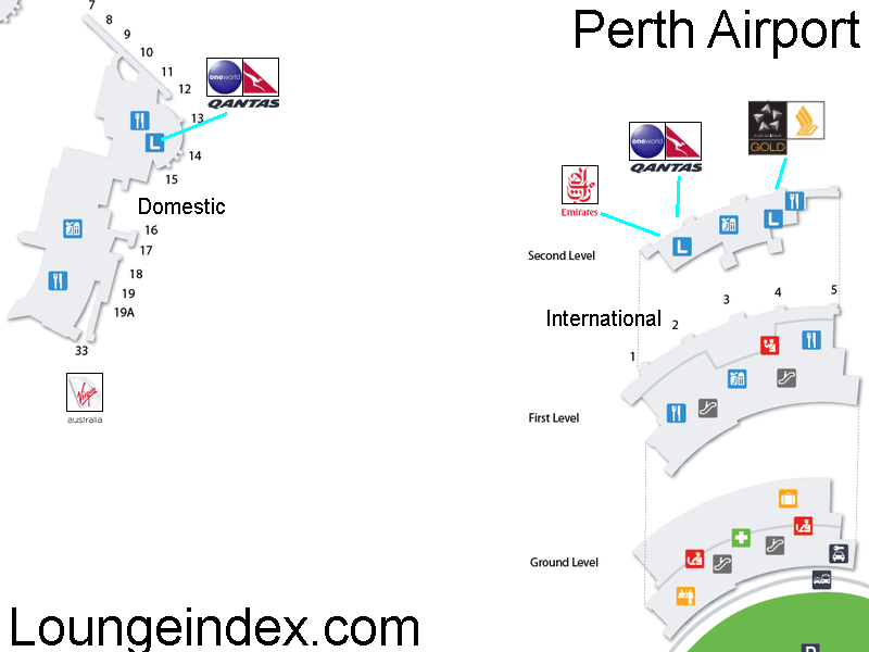 Perth Airport Terminal Map