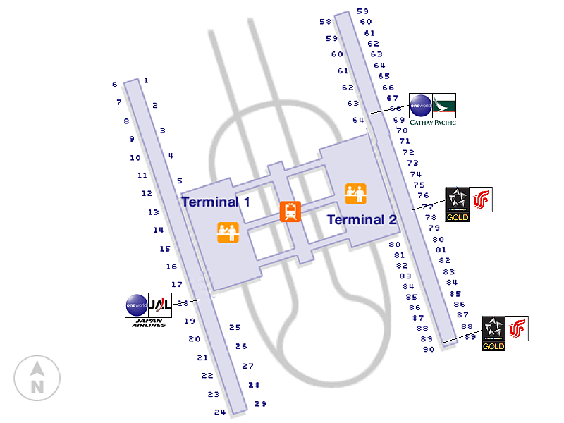 shanghai international airport terminal map