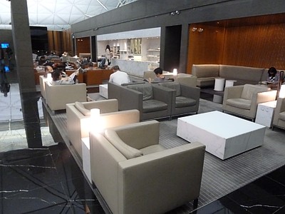 Cathay Pacific The Wing Business Class Hong Kong Cathay Pacific The Wing Lounge - Business Class Section image