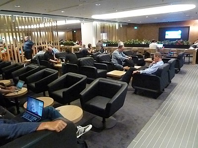 Singapore Qantas Lounge image