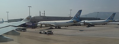 Athens Airport satellite terminal Sept 2012