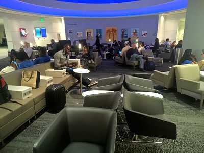 Miami Delta Airlines Sky Club Lounge