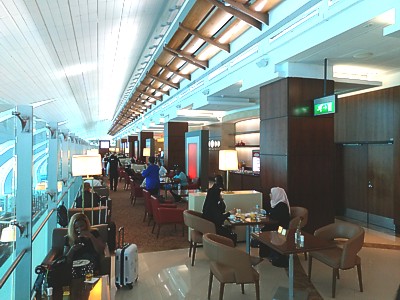 Emirates Business Lounge A Dubai Emirates Business Class lounge Terminal 3 Concourse A image