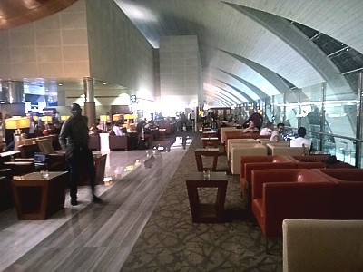 Emirates Business Lounge B Dubai Emirates Business Class lounge Terminal 3 Concourse B image